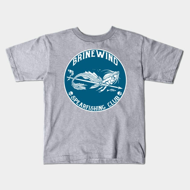 ReaperCon 2021 Brinewind Spearfishing Club Kids T-Shirt by ReaperMini